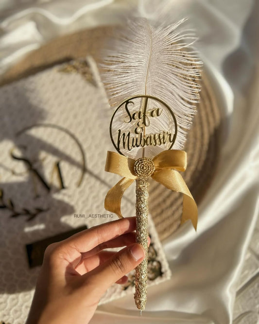 Nikah pen with names